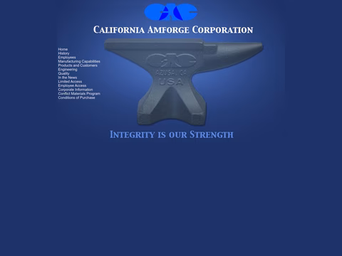 California-Amforge-Corporation Homepage 1440px