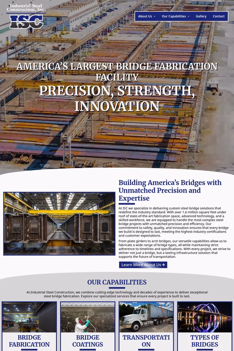 Industrial-Steel-Construction Homepage 1440px