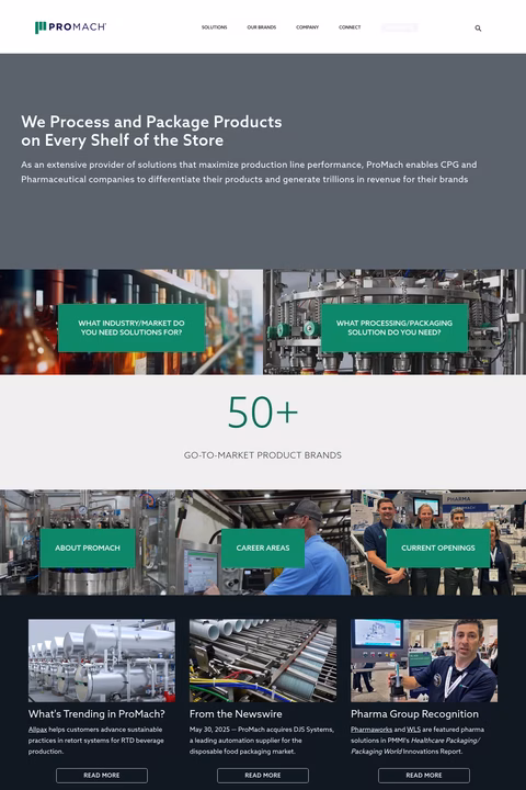 Promach Homepage 1440px