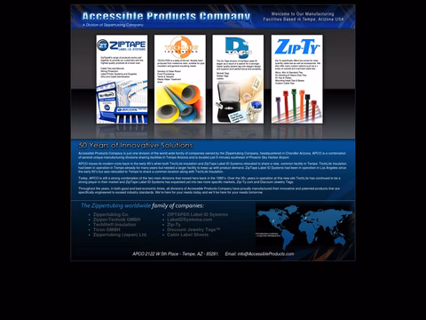 Accessible-Products-Company Homepage 1440px