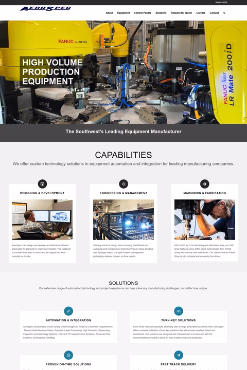 Aerospec Homepage 1440px