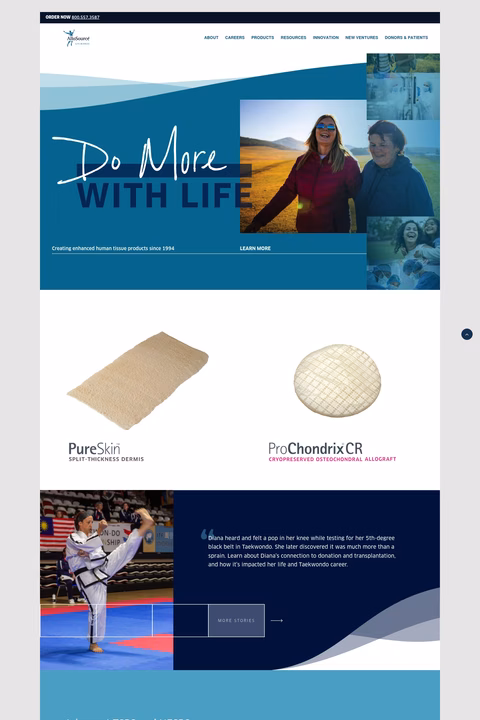 Allosource Homepage 1440px