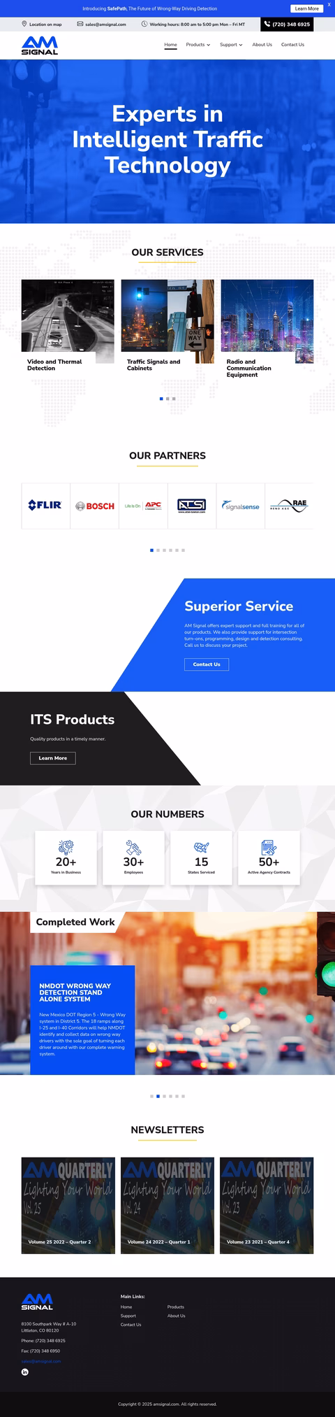 Am-Signal Homepage 1440px