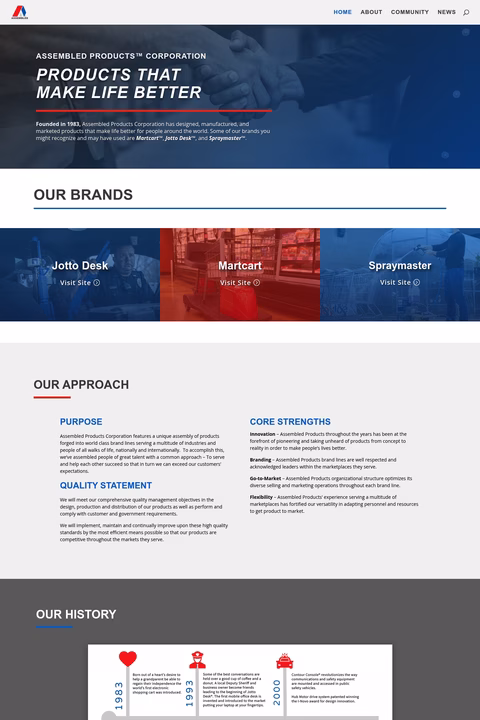 Assembled-Products Homepage 1440px