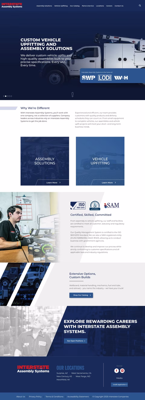 Interstate-Assembly-Systems Homepage 1440px