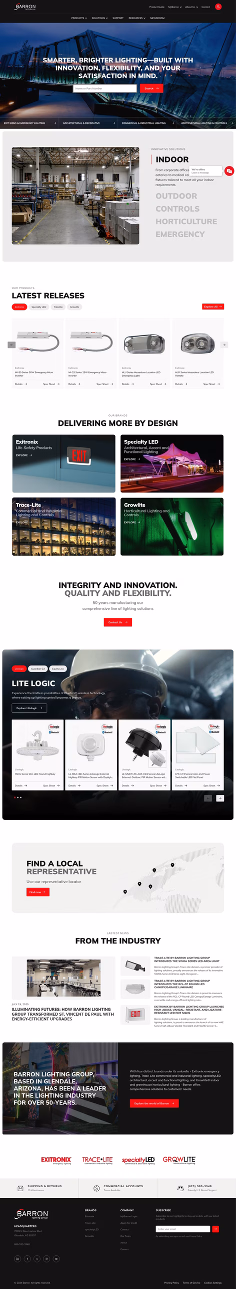Barron-Lighting-Group Homepage 1440px