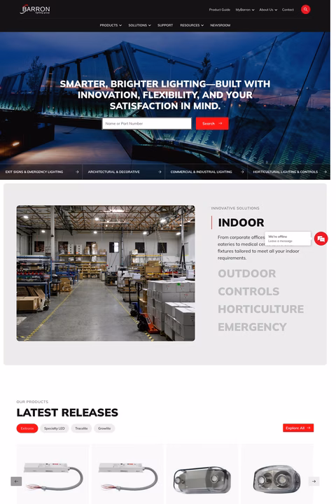 Barron-Lighting-Group Homepage 1440px