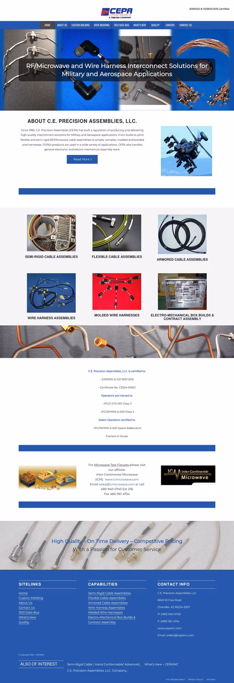 Ce-Precision-Assemblies Homepage 1440px