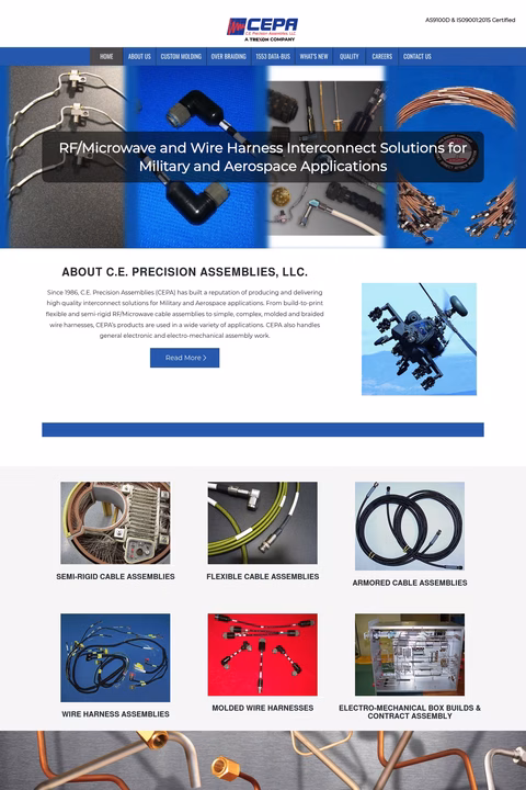 Ce-Precision-Assemblies Homepage 1440px