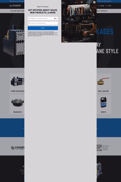 Chandler-Equipment Homepage 1440px