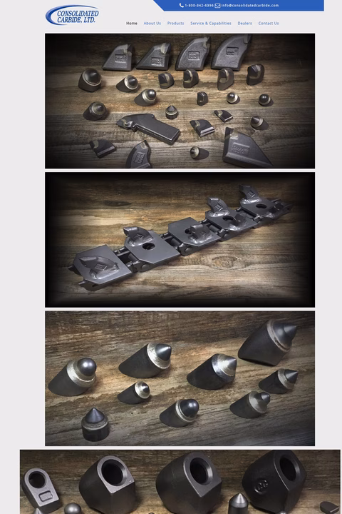 Consolidated-Carbide Homepage 1440px