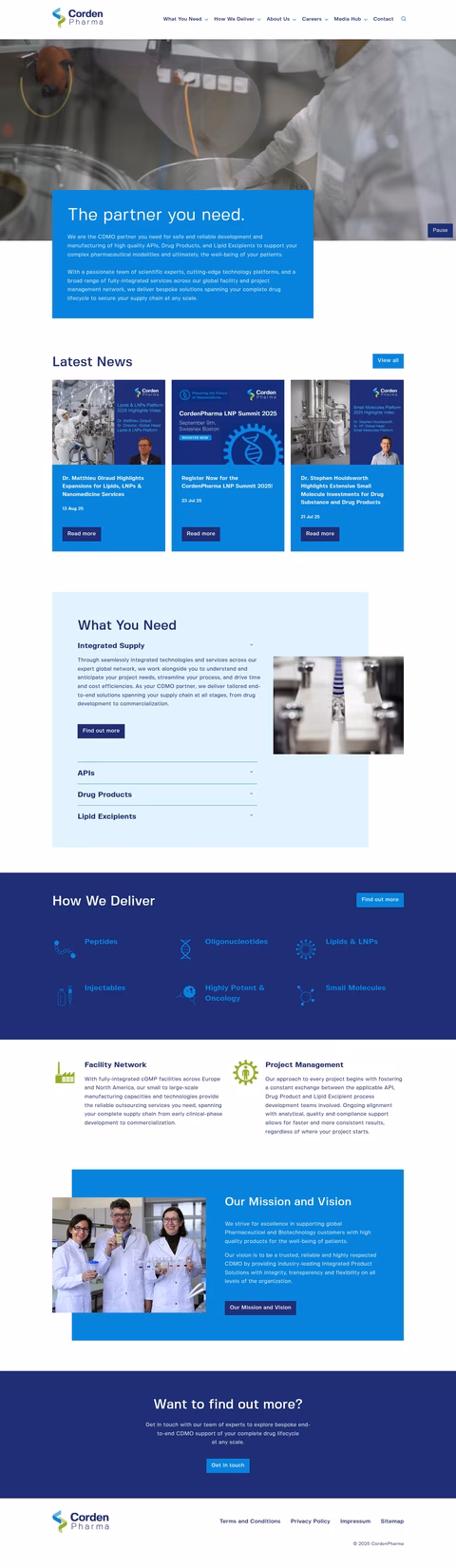 Corden-Pharma Homepage 1440px