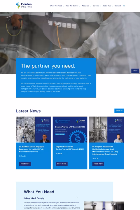 Corden-Pharma Homepage 1440px