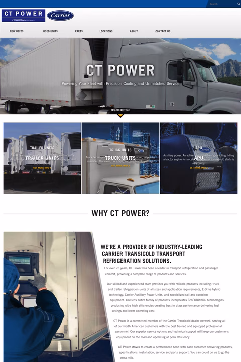 Ct-Power Homepage 1440px