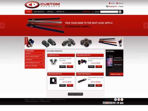 Custom-Products Homepage 1440px