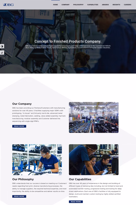 Dbg-Group Homepage 1440px