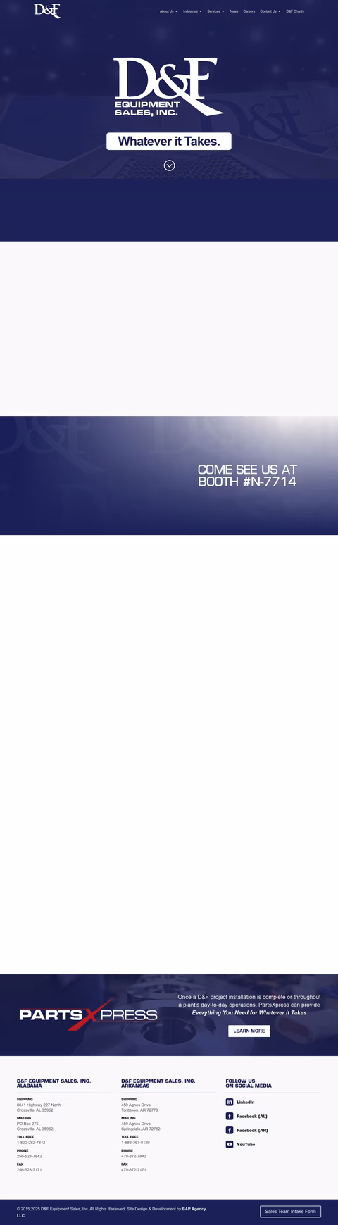 D-F-Equipment Homepage 1440px