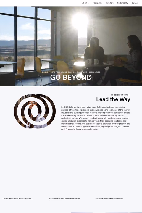 Dmc-Global Homepage 1440px