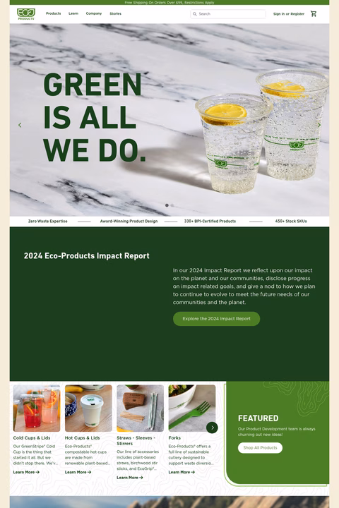 Novolex-Eco-Products Homepage 1440px