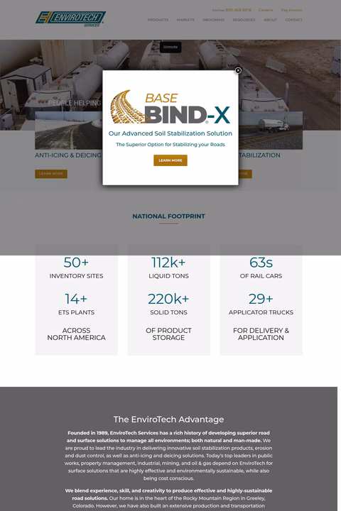 Envirotech Homepage 1440px