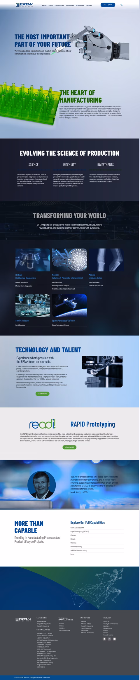 Eptam-Precision Homepage 1440px