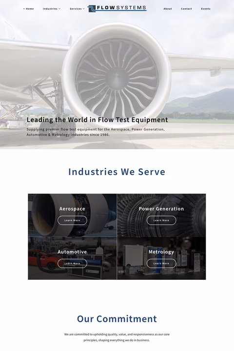 Flow-Systems Homepage 1440px