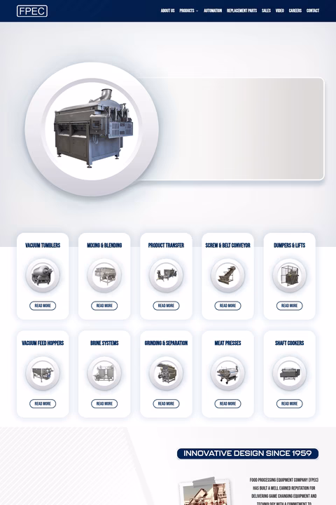 Fpec-Corporation Homepage 1440px