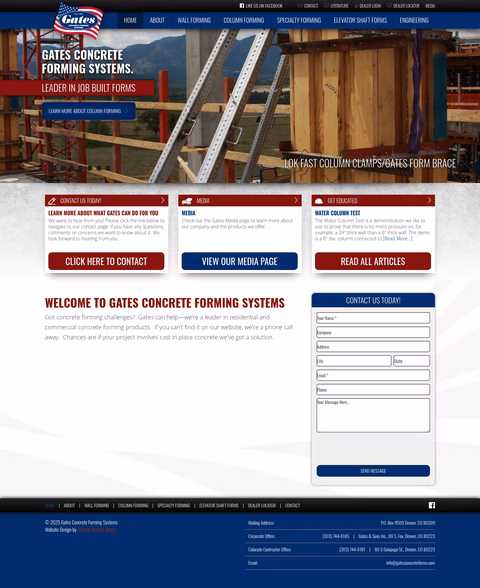 Gates-Sons Homepage 1440px