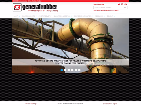 General-Rubber Homepage 1440px