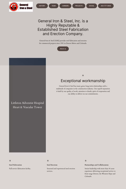 General-Iron-Steel Homepage 1440px