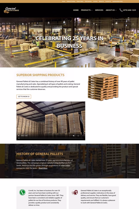 General-Pallets Homepage 1440px