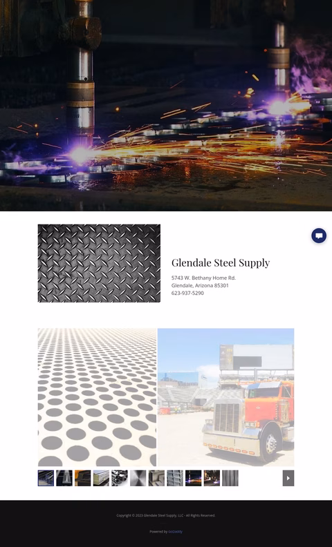 Glendale-Steel-Supply Homepage 1440px