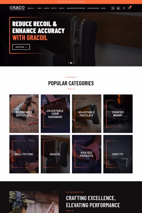 Graco-Corporation Homepage 1440px