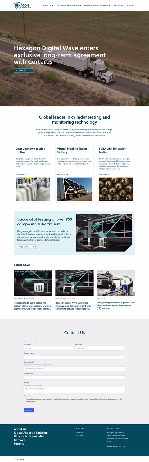 Hexagon-Digital-Wave Homepage 1440px