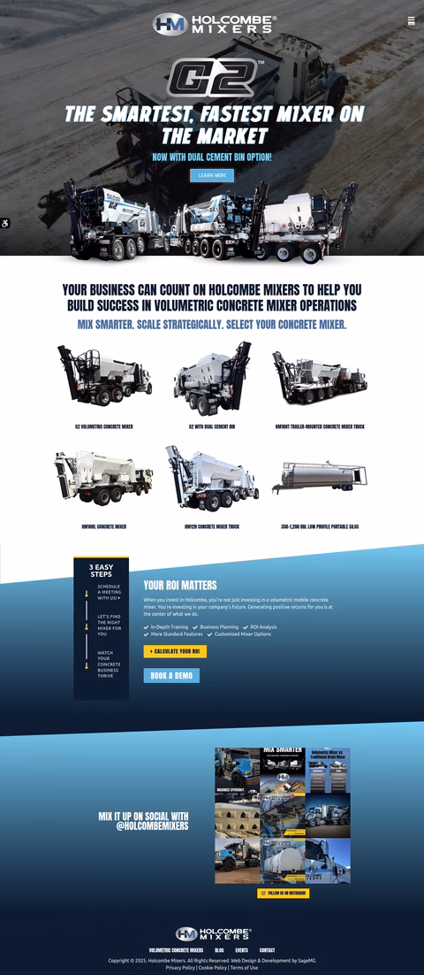 Holcombe-Mixers Homepage 1440px