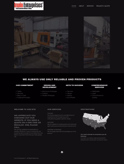 Irwin-Enterprises Homepage 1440px