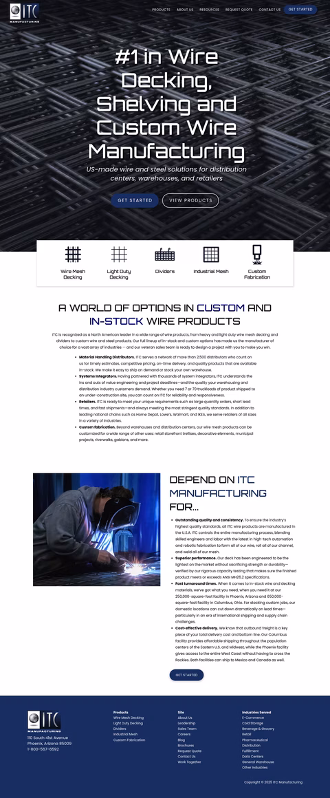 Itc-Manufacturing Homepage 1440px