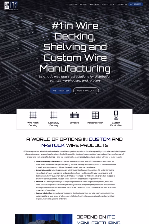 Itc-Manufacturing Homepage 1440px