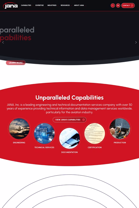 Jana-Inc Homepage 1440px