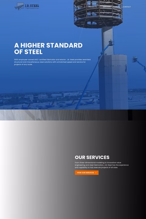 J-B-Steel Homepage 1440px