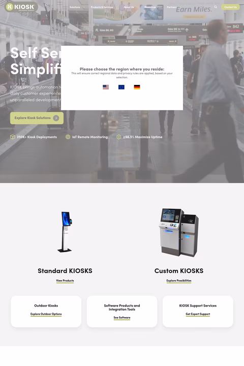 Kiosk-Information-Systems Homepage 1440px