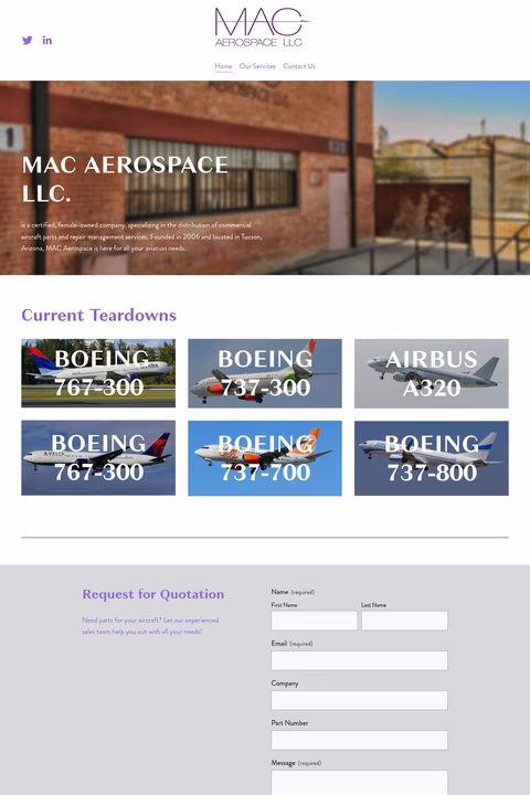 Mac-Aerospace Homepage 1440px