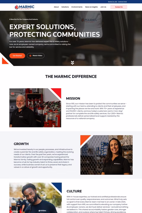 Marmic-Fire-Safety Homepage 1440px