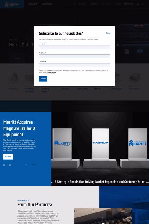 Merritt-Aluminum-Products Homepage 1440px