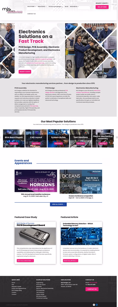 Mjs-Designs Homepage 1440px