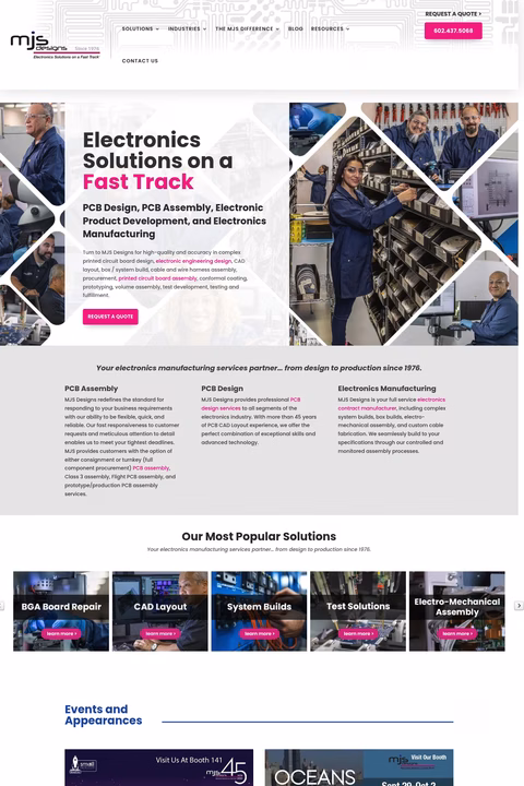 Mjs-Designs Homepage 1440px