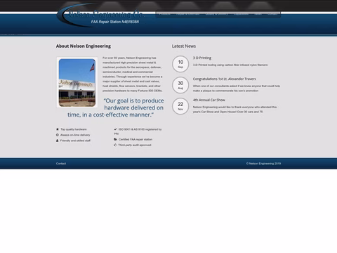 Nelson-Engineering-Company Homepage 1440px