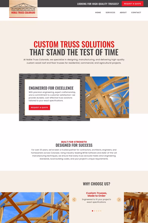 Noble-Truss-Colorado Homepage 1440px