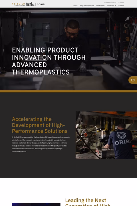 Oribi-Manufacturing Homepage 1440px
