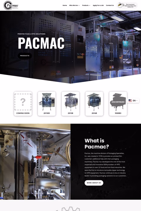 Pacmac Homepage 1440px